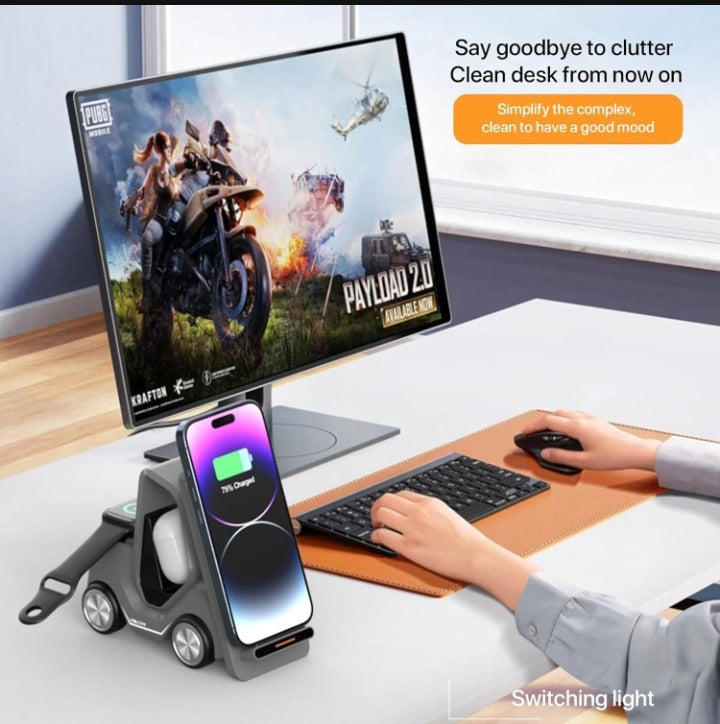 3 IN 1 WIRELESS FORKLIFT MAGNETIC CHARGER